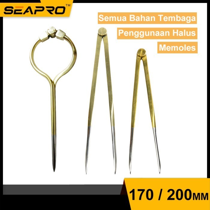 

Jangka Peta Kuningan 170Mm 200Mm 8 In