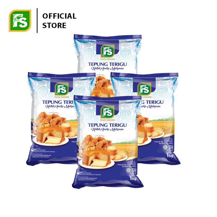 Fs Tepung Terigu 1 Kg (4 Pcs)