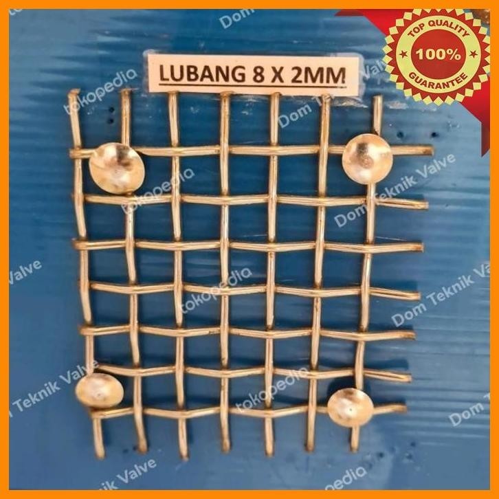 

(dtek) kawat wiremesh anyaman lurus 8mm x 2mm x 100cm / 5 meter stainless