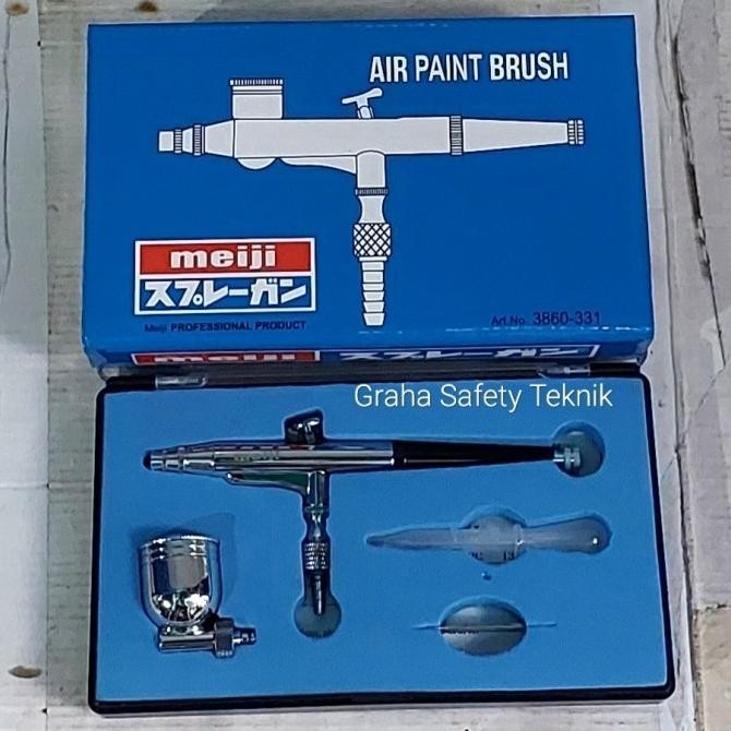 

Air Paint Brush Meiji 3860-331 Tabung Samping/Air Brush Meiji 3860-331 |Murah