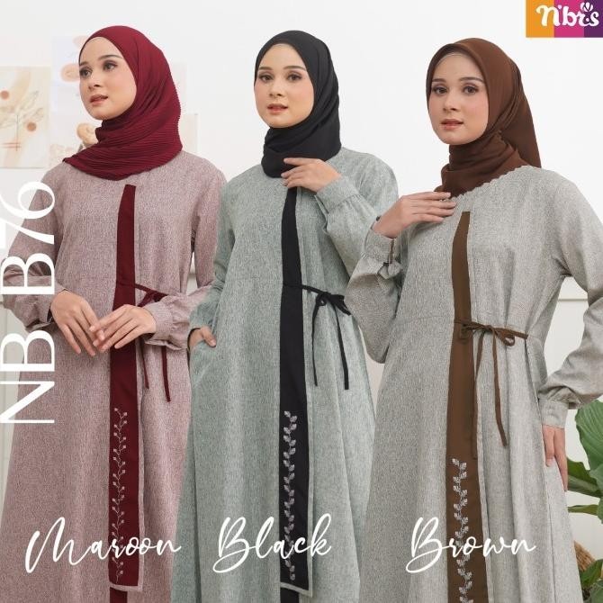 Best Sales Gamis Nibras Nb B76 Pengiriman Cepat