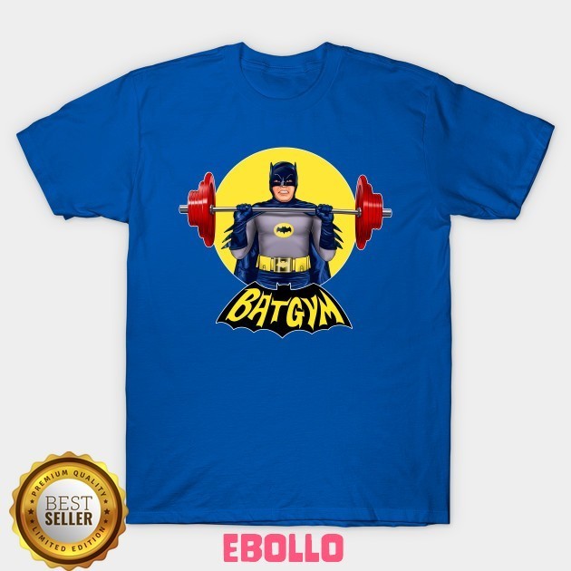 Baju Kaos Tshirt Batgym Batman Bruce Wayne Gym Superhero Distro Cotton Combed Premium Kaos Pria Wani