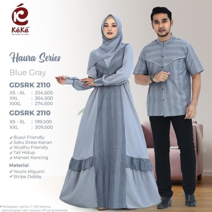 Sarimbit Sarimbit Keluarga Keke Seri Haura Grey Link Koko Dewasa Terbaik