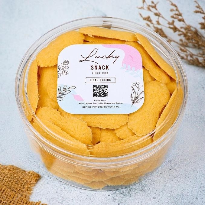 

Best Sales Kue Kering "Lidah Kucing" Premium Wijsman Uk 500Gram Toples Bulat Berkualitas