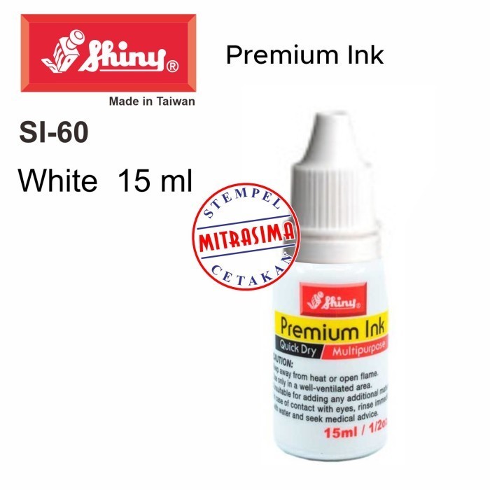 

Shiny Si-60 ( Tinta Permanen Warna Putih Si 60 Tipe Si60 )