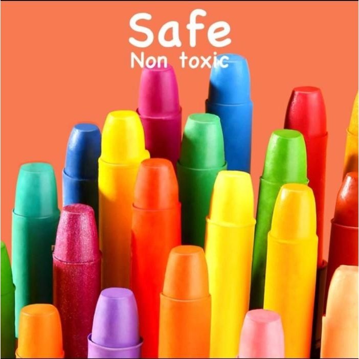 

[Original] Jar Melo Non Toxic Silky Crayon Washable