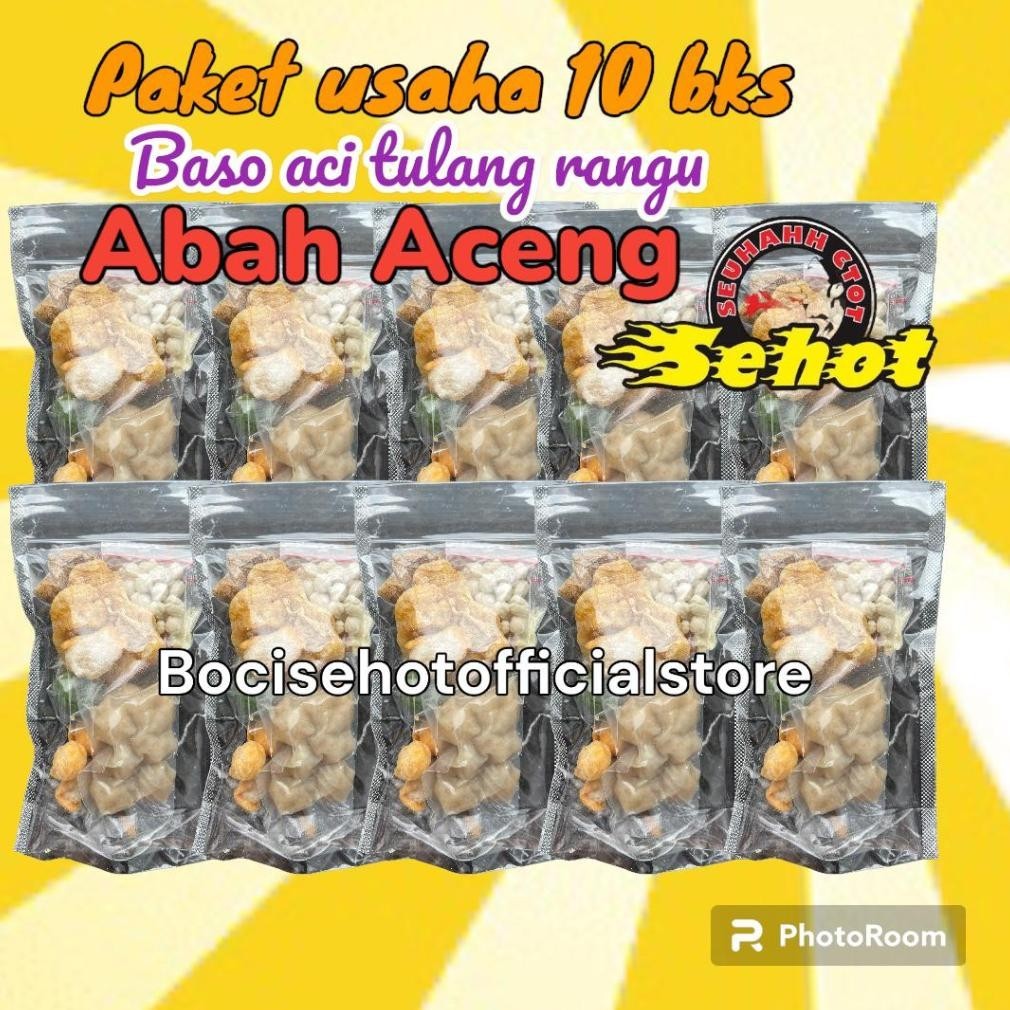 

(Cod) Paket Usaha 10 Bks Baso Aci Tulang Rangu Abah Aceng Asli