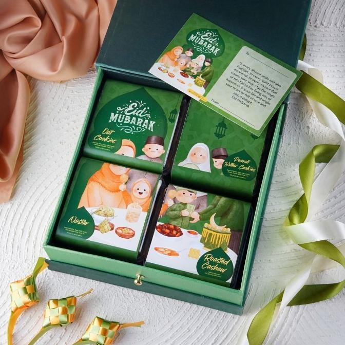 

Paket D Hampers Lebaran Eid Mubarak Parcel Ramadan Kue Kering Box