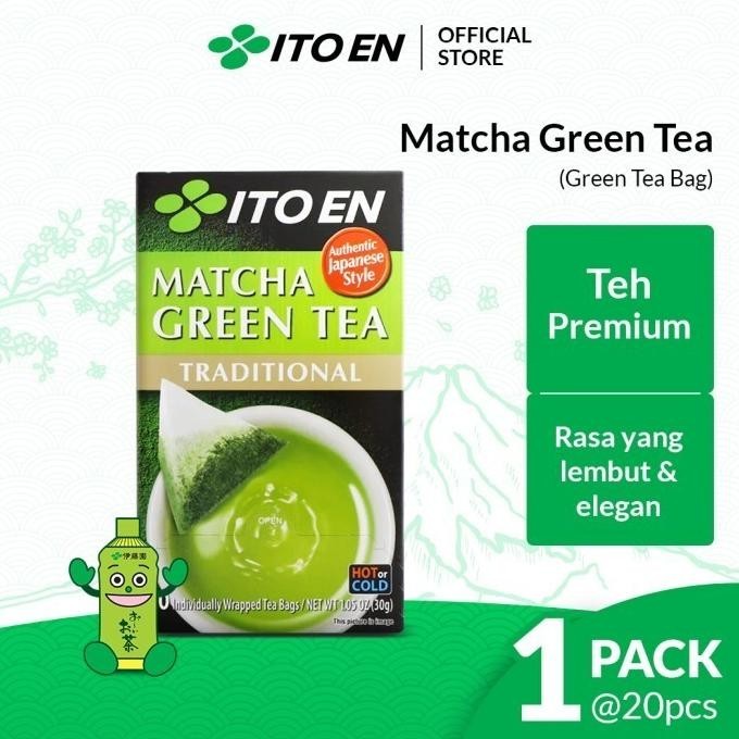 

Ready Ito En Teh Celup Matcha Green Tea 1 Pack Isi 20 Pcs Cod