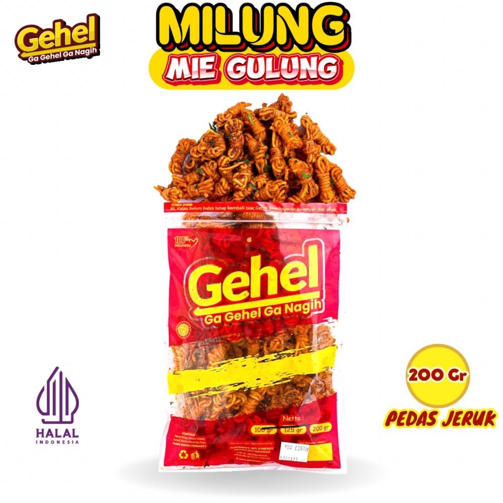 

Diskon New Launching Mie Gulung (Milung) 200Gr, Mie Uwel Pedas Jeruk - Makanan Ringan Food Stok Terbatas