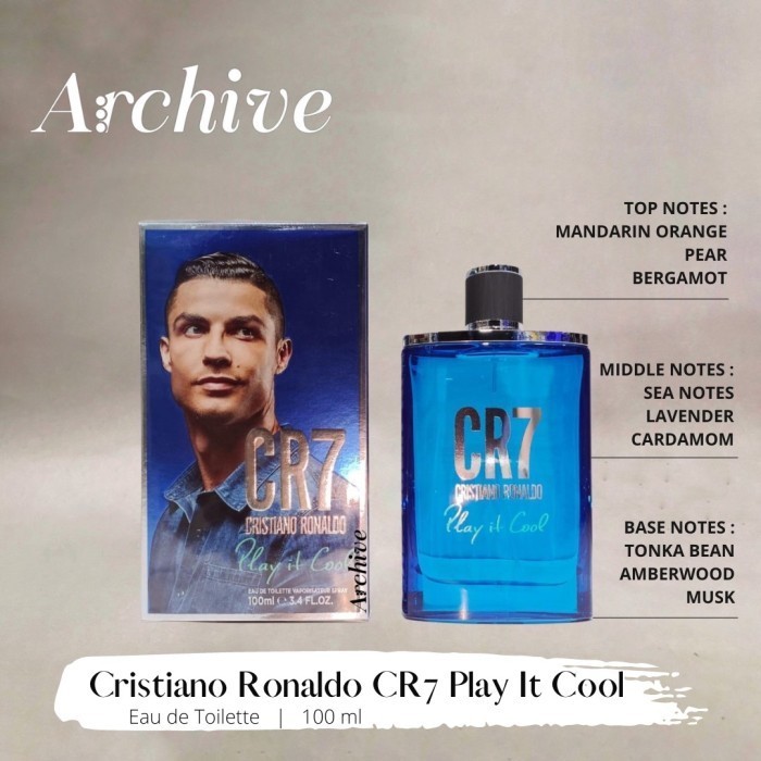 Parfum Original Cr7 Play It Cool Men Edt 100Ml