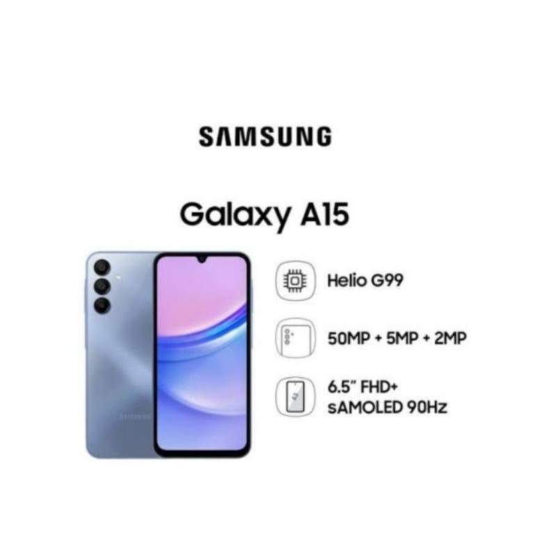 HP SAMSUNG GALAXY A15 8/128 GB - SAMSUNG A15 RAM 8GB ROM 128GB GARANSI RESMI