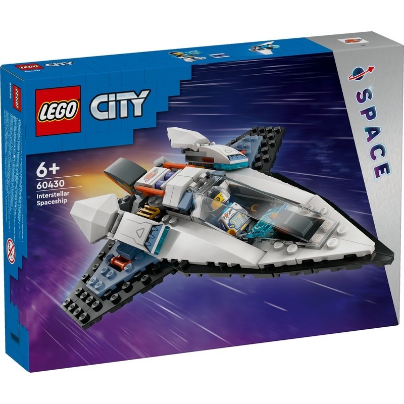 LEGO City 60430 Interstellar Spaceship Toy Playset (240 Pieces) Balok Mainan Anak (6 Tahun+)