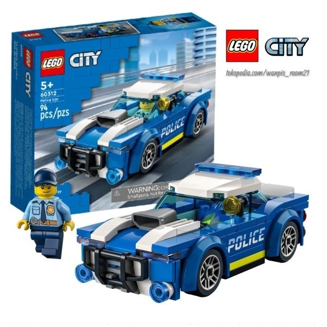 LEGO City 60312 Police Car - Lego Mobil Polisi