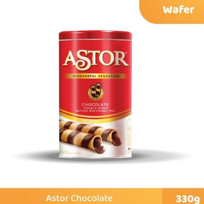 

Terlaris Wafer Astor Double Coklat Kaleng 330 Gr Terbaik