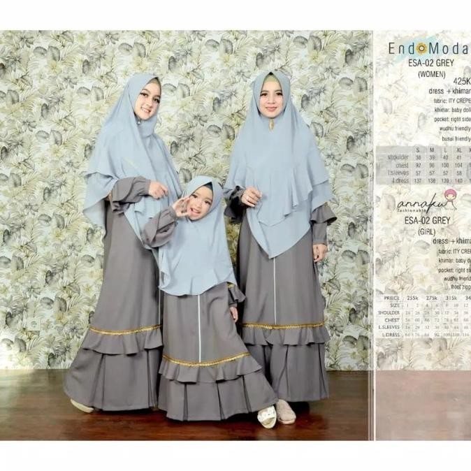 Big Sale Gamis Couple Endomoda Esa-02 Limited Edition