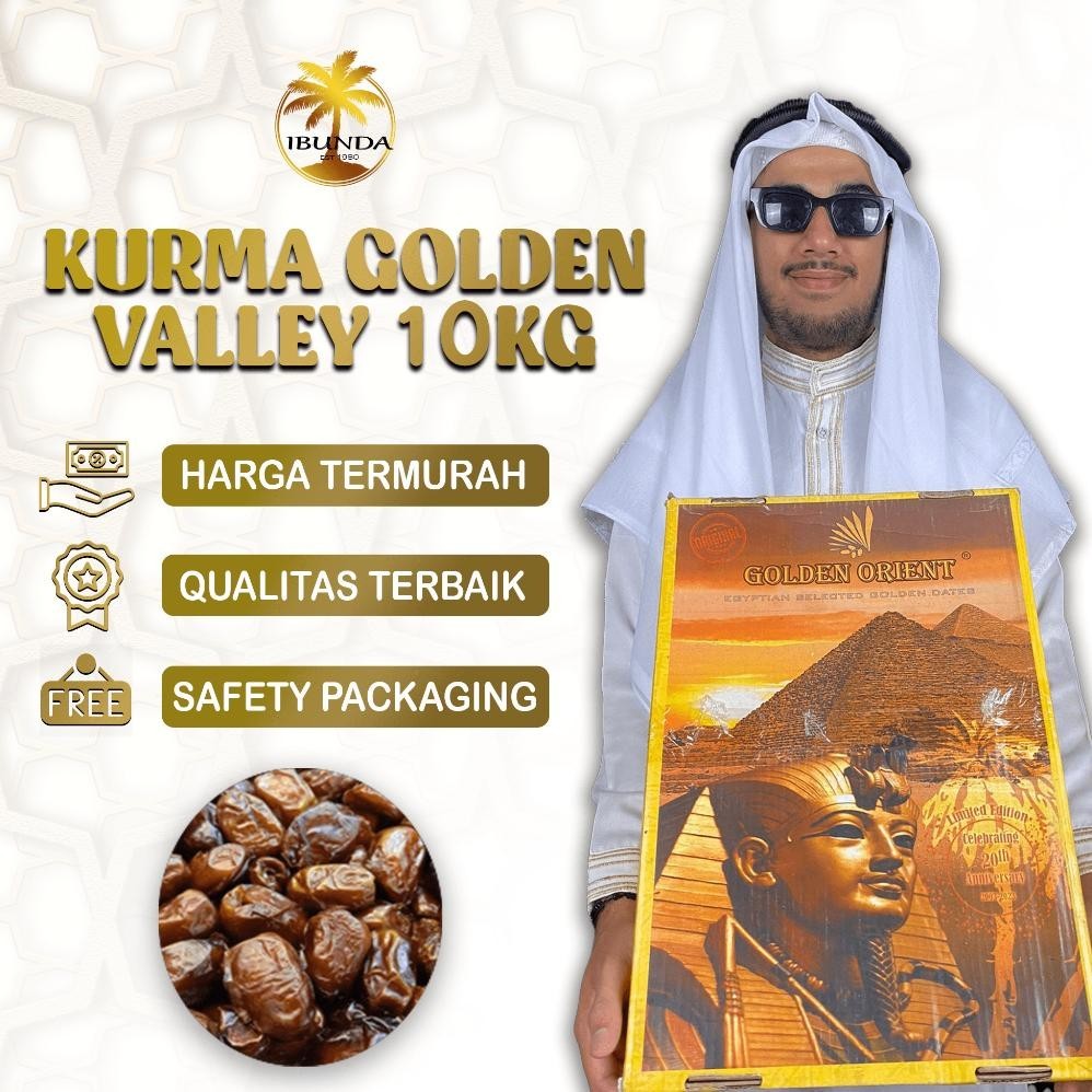 

Kurma Golden Valley 10Kg | Kurma Mesir | Kurma Khalas 10Kg Barangbaru