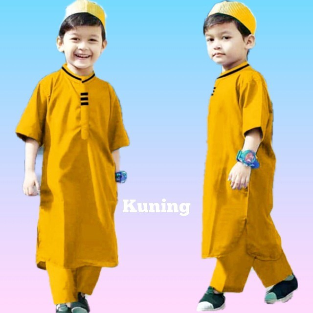 promo Baju Setelan Anak Laki Laki Koko Kecil Baju Muslim Anak