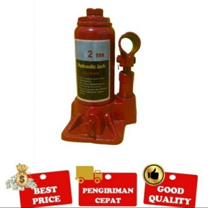 Dongkrak Botol 2 Ton- Dongkrak Mobil Hidrolik- Dongkrak Kecil