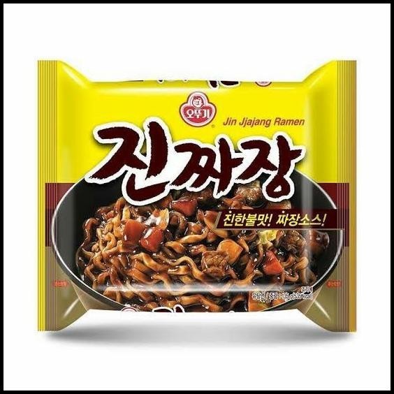 

Ottogi Jin Jjajang Ramen - Mie Ramyun Chajang Black Bean Ala Korea