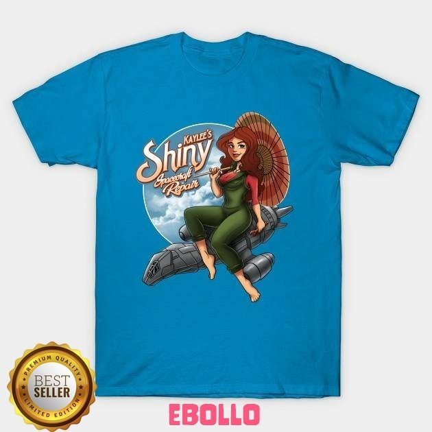 Baju Kaos Tshirt Shiny Spacecraft Repair Firefly Serenity Distro Cotton Combed Premium Kaos Pria Wan