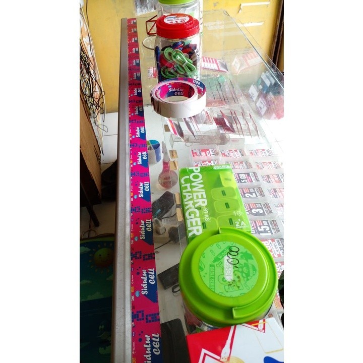 

Stiker Etalase Konter Pulsa Isi 7 Lembar Si Dullur Cell