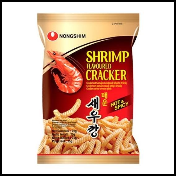 

[75Gr] Nongshim Shrimp Cracker Hot Spicy Snack - Makanan Ringan Korea