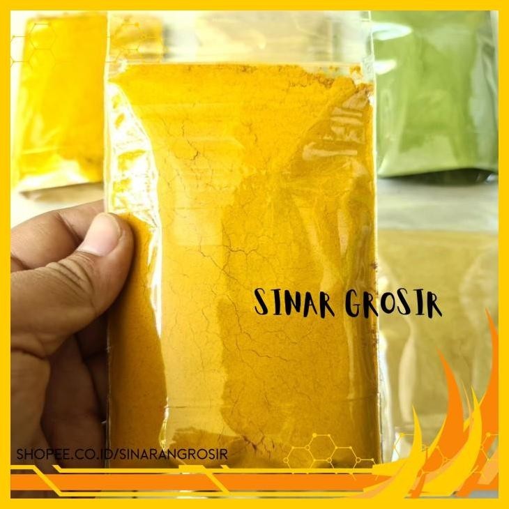 

KUNYIT BUBUK 100GR - BUBUK KUNIR ORIGINAL 100% KUALITAS BAGUS KUALITAS TERBAIK
