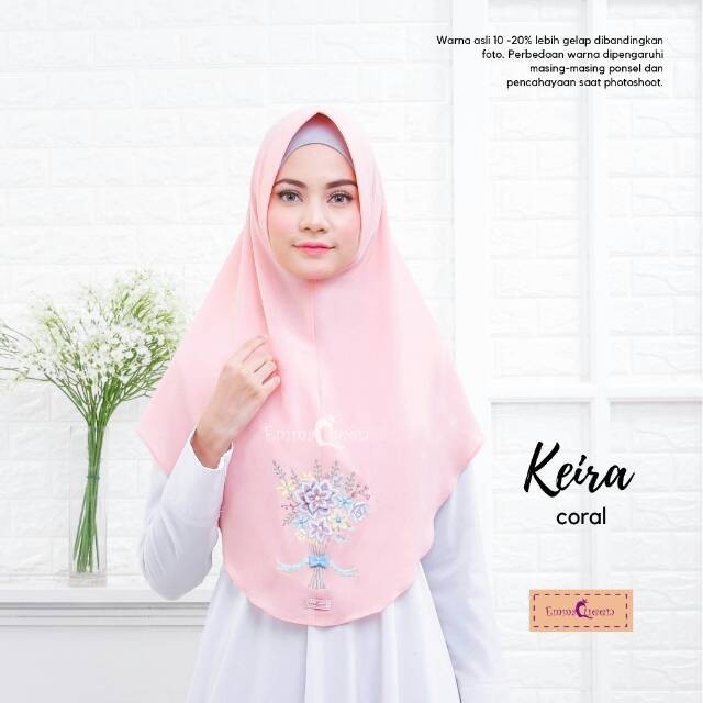 NEW PREMIUM DAILY HIJAB EmmaQueen Jilbab Keira jilbab instan pad antem (anti tembem)
