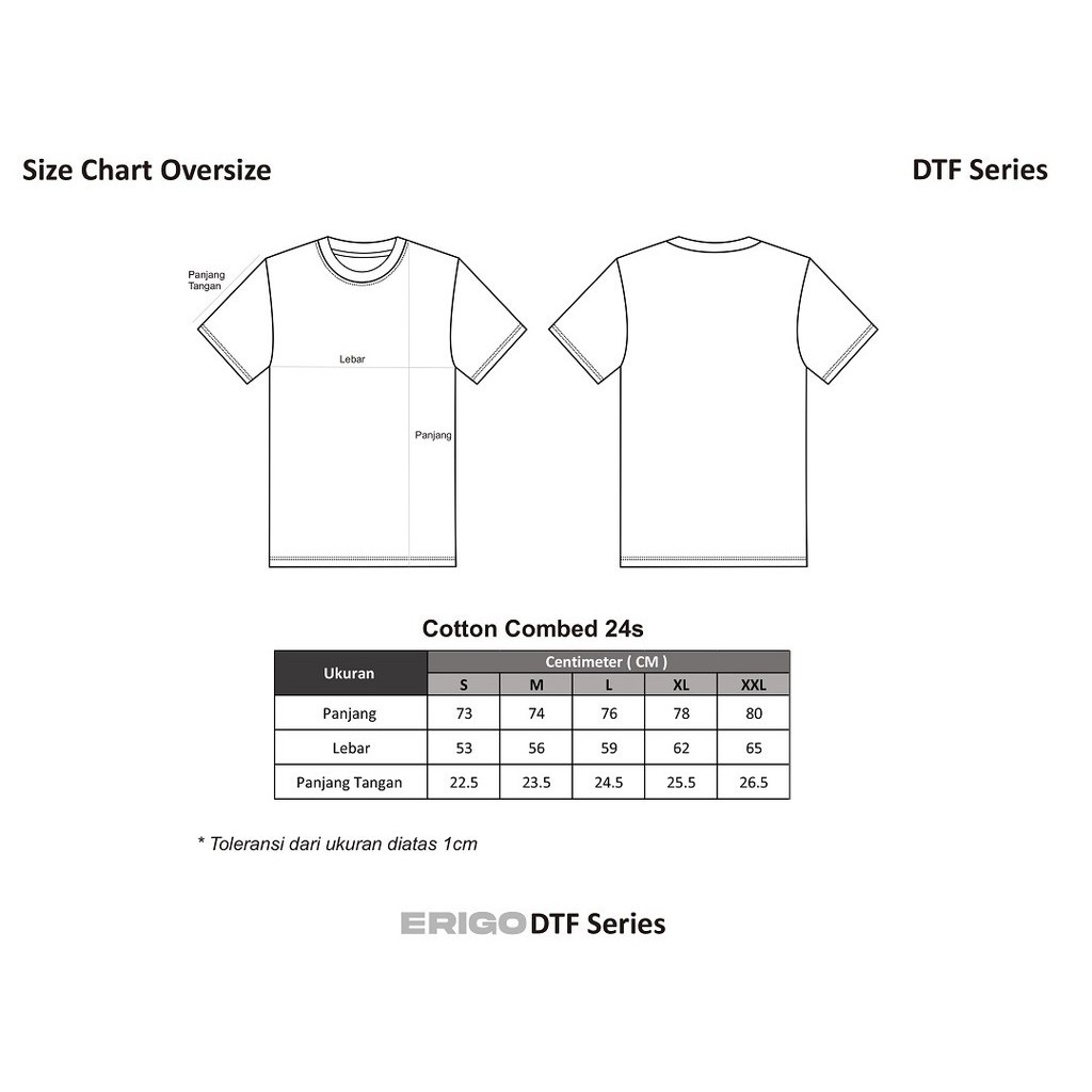 Erigo T-Shirt Oversize DTF Series Saigourou Black Vol 2