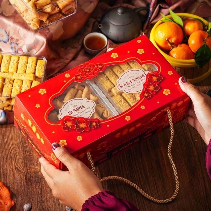 

HAMPERS IMLEK / CNY HAMPERS / HAMPERS NASTAR / PARCEL KUE KERING TS12