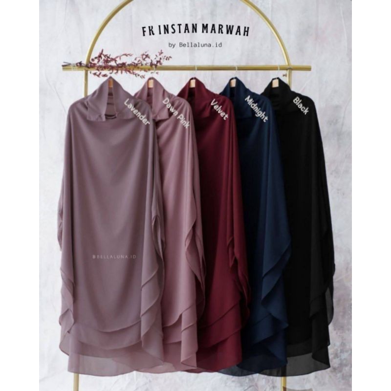 NEW PREMIUM DAILY HIJAB READY FK INSTAN MARWAH BELLALUNA