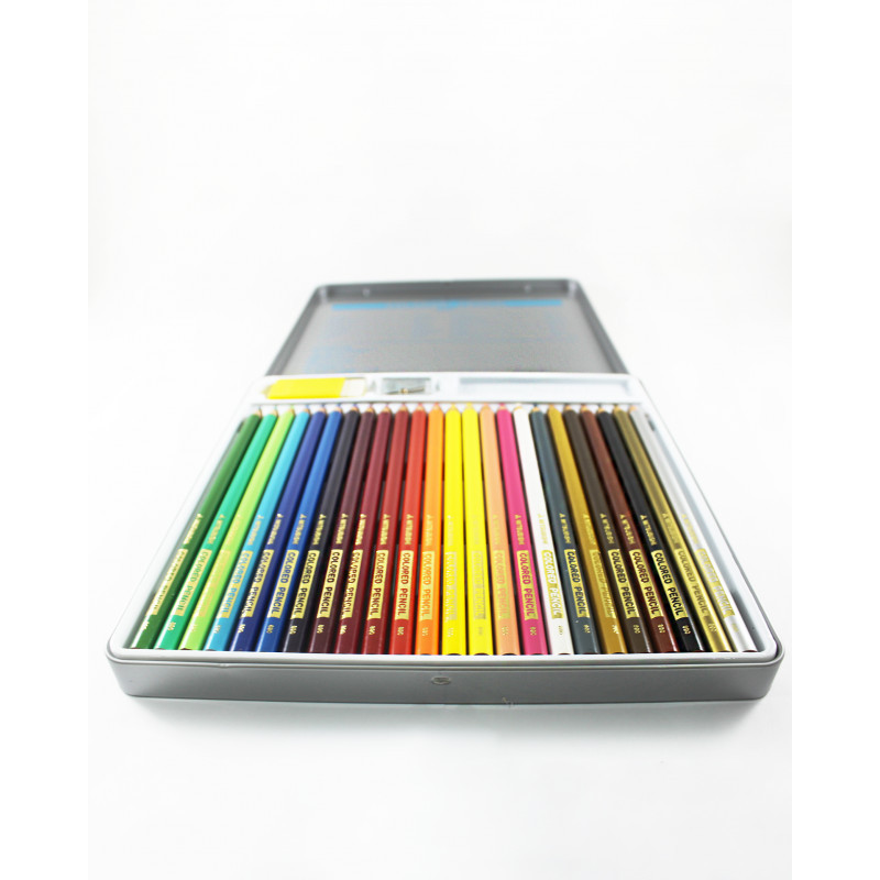 

Sil Warna Rasa Crayon Tsubishi Colored Cil 24 Color