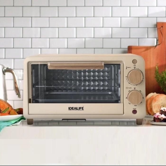 oven listrik Low watt Idealife Kapasitas 12 Liter IL-312