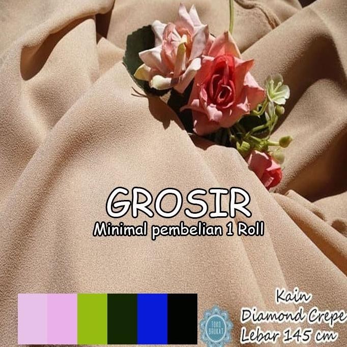 

Kain Diamond Crepe - Grosir - Per Yards (Minimal 1Roll)