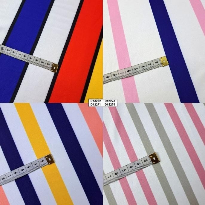 

Kain Printing Baby Denim / Btp Motif Salur - Mix Design Berkualitas