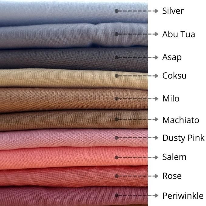 

Kain Rayon Uniqlo / Kain Rayon Polos (Per 0,5 Meter) New