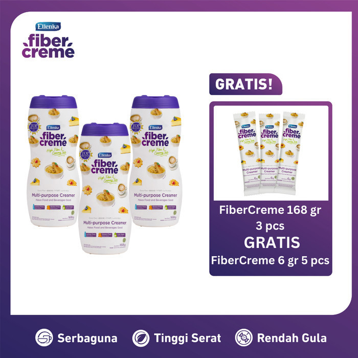 

Ready FiberCreme 168 gr - 3 pcs GRATIS FiberCreme 6 gr - 5 pcs