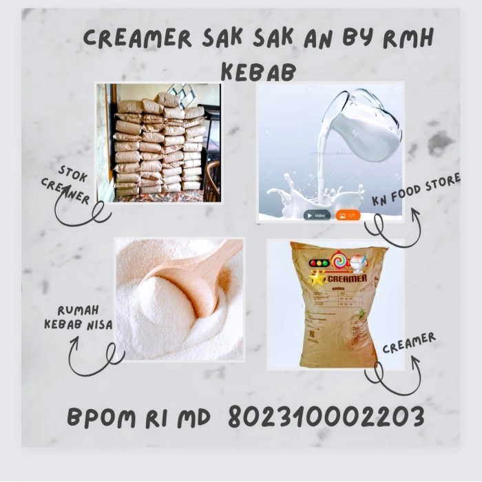 

Ready Creamer KR -1 Sak Creamer 25 Kg - Non Dairly Creamer-Krimer GOJEK