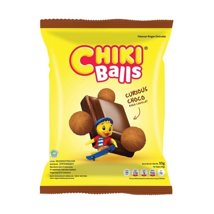 

TERPERCAYA Chiki Ball Coklat 55 Gr - 6 Pcs