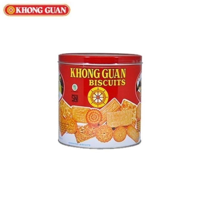 

BOOM SALE KHONG GUAN Assorted Merah Mini Can Biskuit 650 g