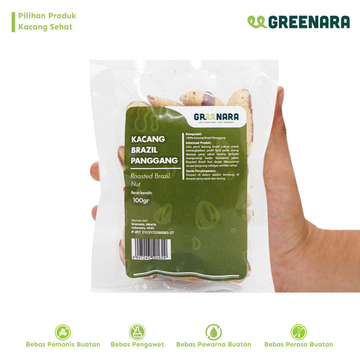 

DISKON Kacang Brazil Panggang 100gr / Roasted Brazil Nuts
