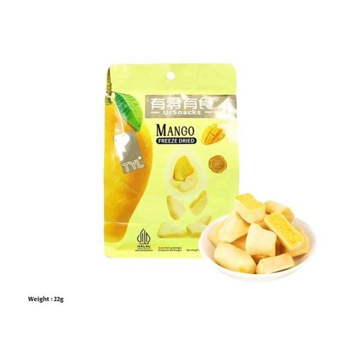 

BERGARANSI KERIPIK BUAH MANGGA / FREEZE DRIED MANGO HALAL / DRIED FRUIT MANGO