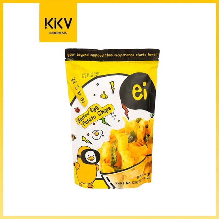 

TERUJI KKV Ei Salted Egg Potato Chips 60g