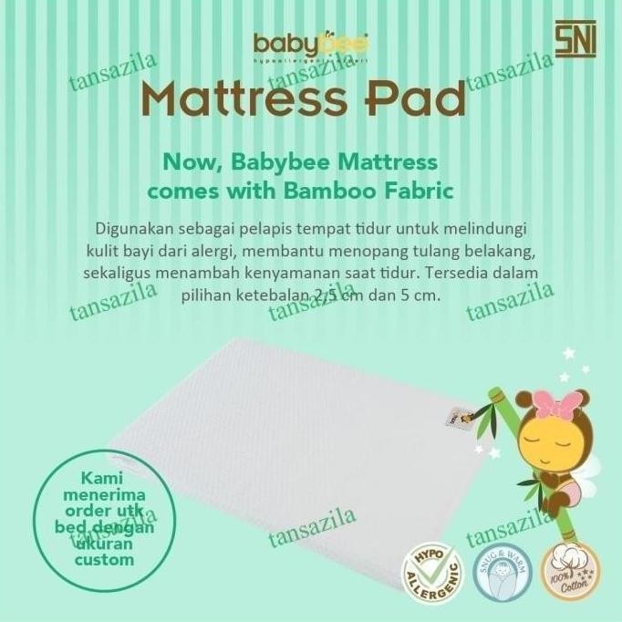 MILIKI BABYBEE MATRAS PAD 110X70X5 - KASUR TIDUR BAYI LATEX PLIKO NEXT TRISTORE66