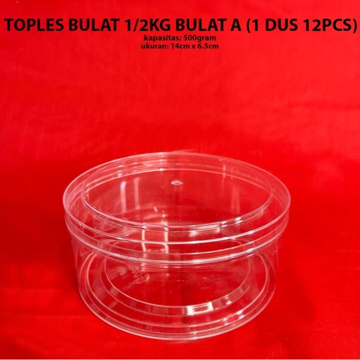 TOPLES BULAT TOPLES PLASTIK TOPLES KUE KERING (BULAT-A 1 DUS)