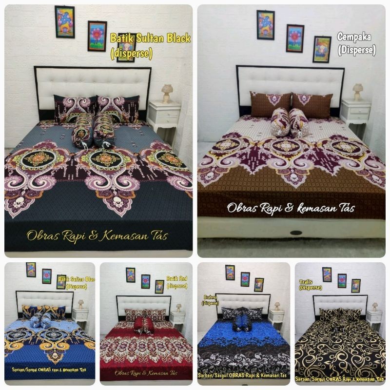 Sprei, Batik. Sprei Aesthetic, Sprei 120x200, Sprei Aesthetic Premium, Sprei 160x200, Sarung, Kasur.