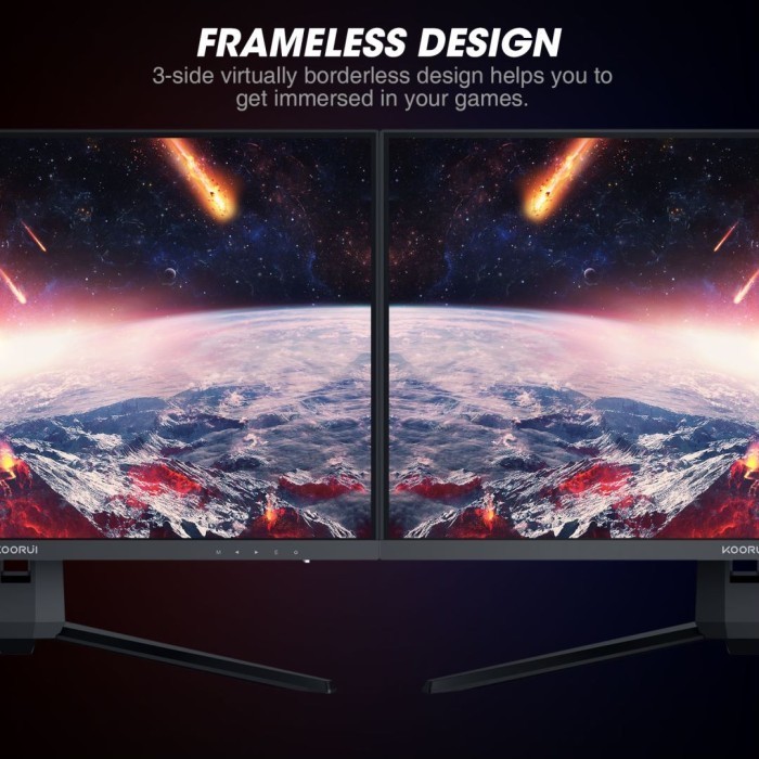 Koorui 27 Inch Qhd Gaming Monitor 144Hz 2K 1Ms 2560X1440, 27E1Qa