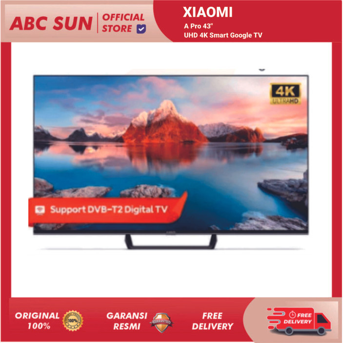 Led Tv Xiaomi 43 A Pro Led Tv 43 Inch Uhd 4K Google Tv