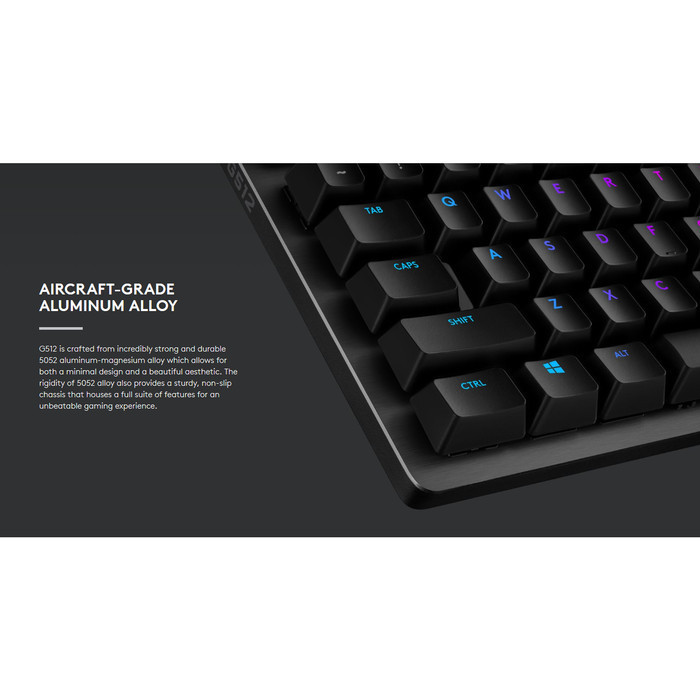 Logitech G512 Carbon Rgb Gaming Mechanical Keyboard